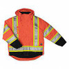Veste sécurité 5-en-1 Polyester Orange visibilité 3T-Grand