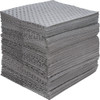 Feuilles absorbantes fibres fines calibre industriel Universel 15" x 17" 40 gal. absorption SEI965