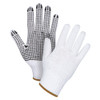 Gants pois poly/coton côté calibre 7 grand (Paquet de 12) SAN491