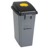 Bac déchets recyclage couvercle classification Plastique 16 gal. US JL265