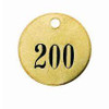 Étiquettes laiton numérotées 40005