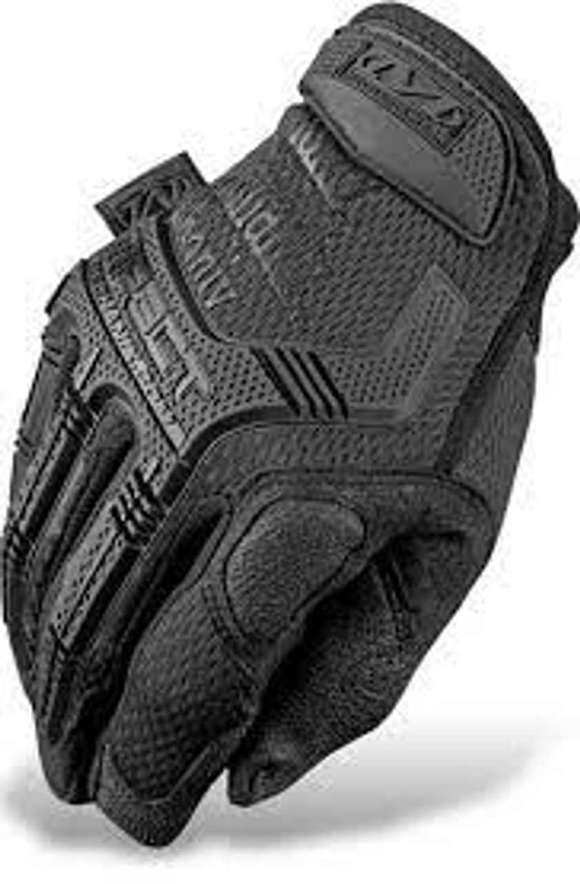 Gants noir dissimulé M-PactMD, taille 2T-Grand, paume synthétique, poignet boucle et crochet