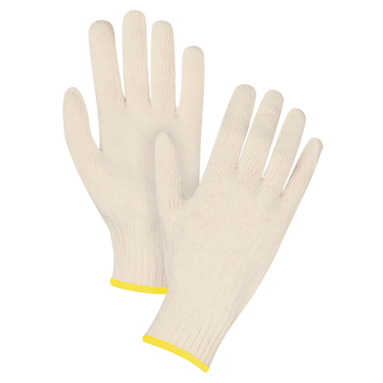 Gants tricotés lourds en poly/coton, calibre 7, taille 2T-Grand Gants tricotés lourds en poly/coton, calibre 7, taille 2T-Grand