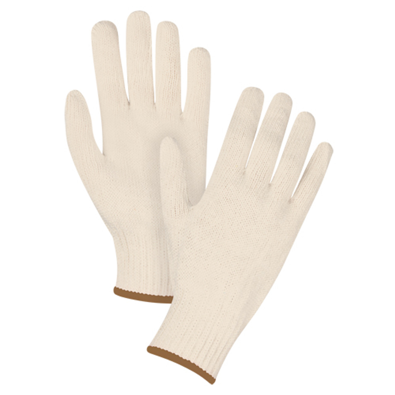 Gants tricotés poids lourd poly/coton calibre 7 grand