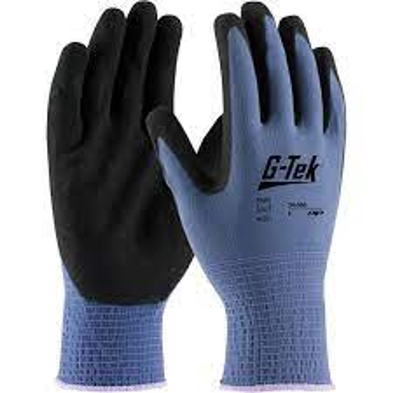 Gants G-TekMD GPMC enduits, taille Petit, revêtement en Nitrile, calibre 13, enveloppe en Nylon