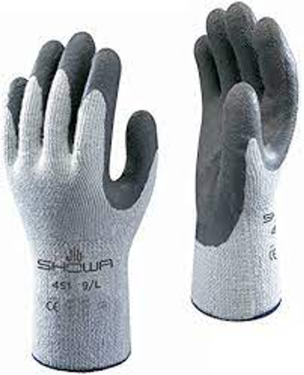 Gants Atlas Therma FitMD 451, Taille 10/T-Grand, Latex de caoutchouc, Calibre 10, Coton