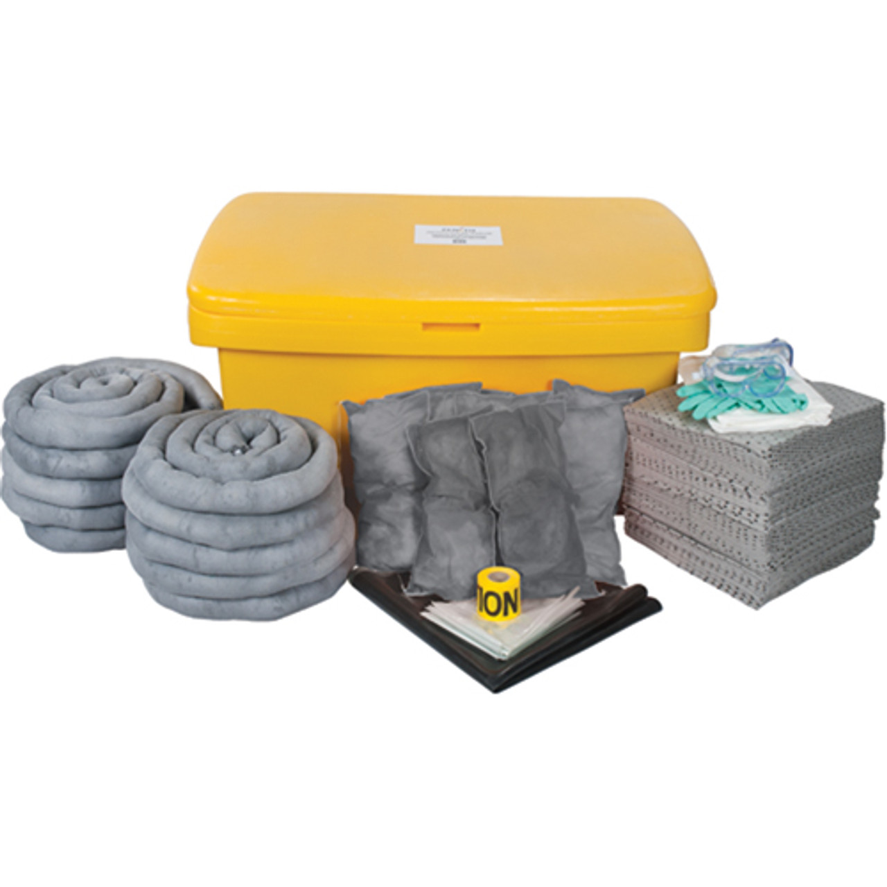 Trousse lutte déversements universel bac absorbance 97 gal. US