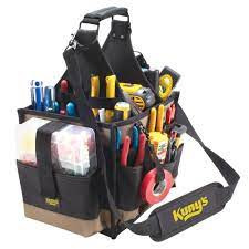 Porte-outils électriciens maintenance Polyester 23 pochettes Noir
