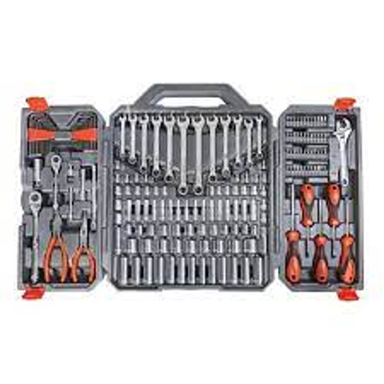 Outils métriques/SAE professionnels 6 pans prise 3/8" 180 pièces