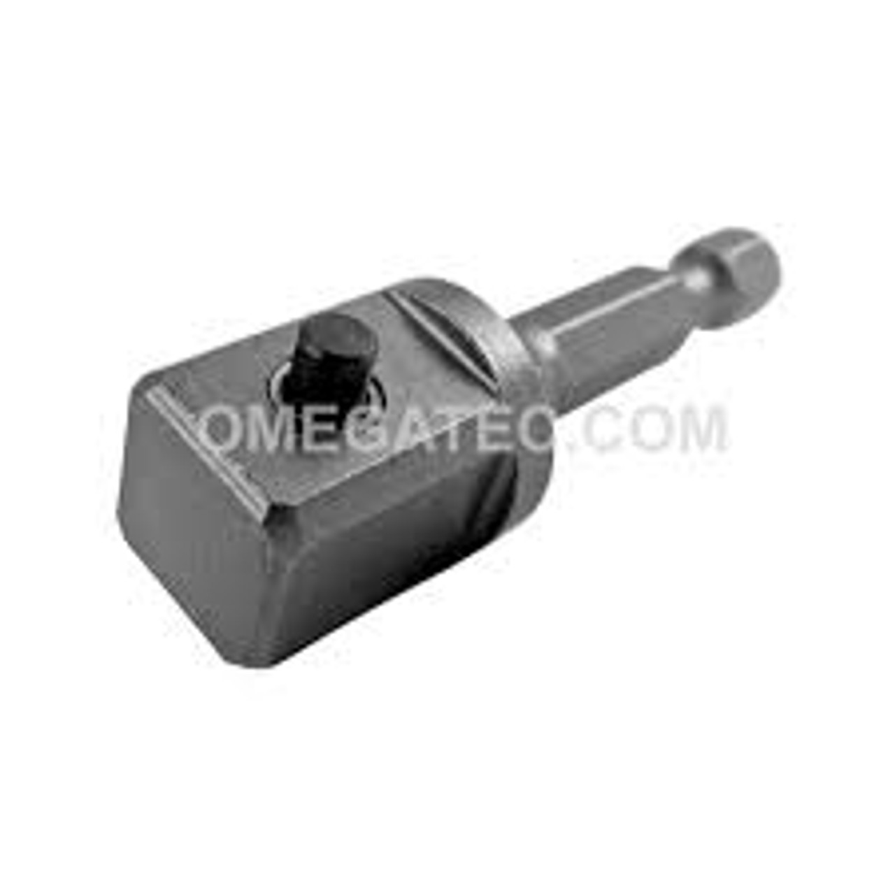 Embout carré femelle 1/4" tête hexagonale 1/2" prise 2" lo