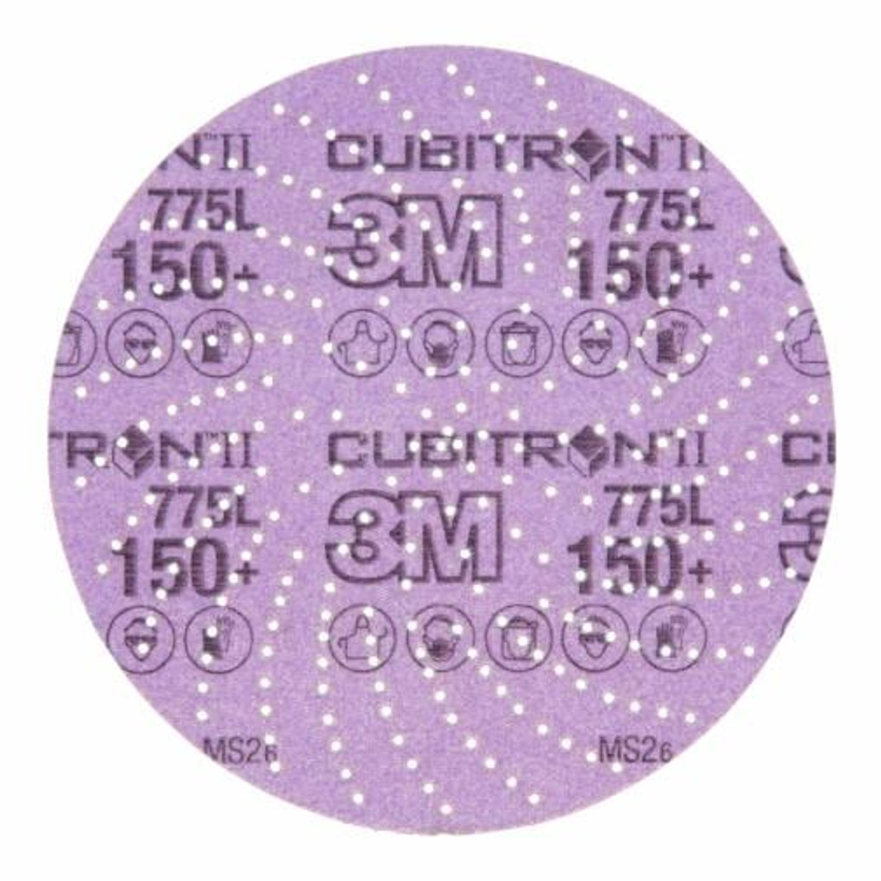 Disque ponçage 775L HookitMC CubitronMC II 6" Grain 150+ Céramique Ruban