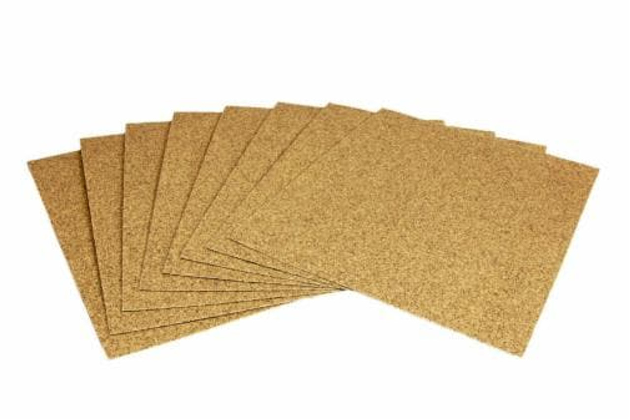 Papier abrasif 346u/346, 9" x 11", P80, Aluminium oxyde