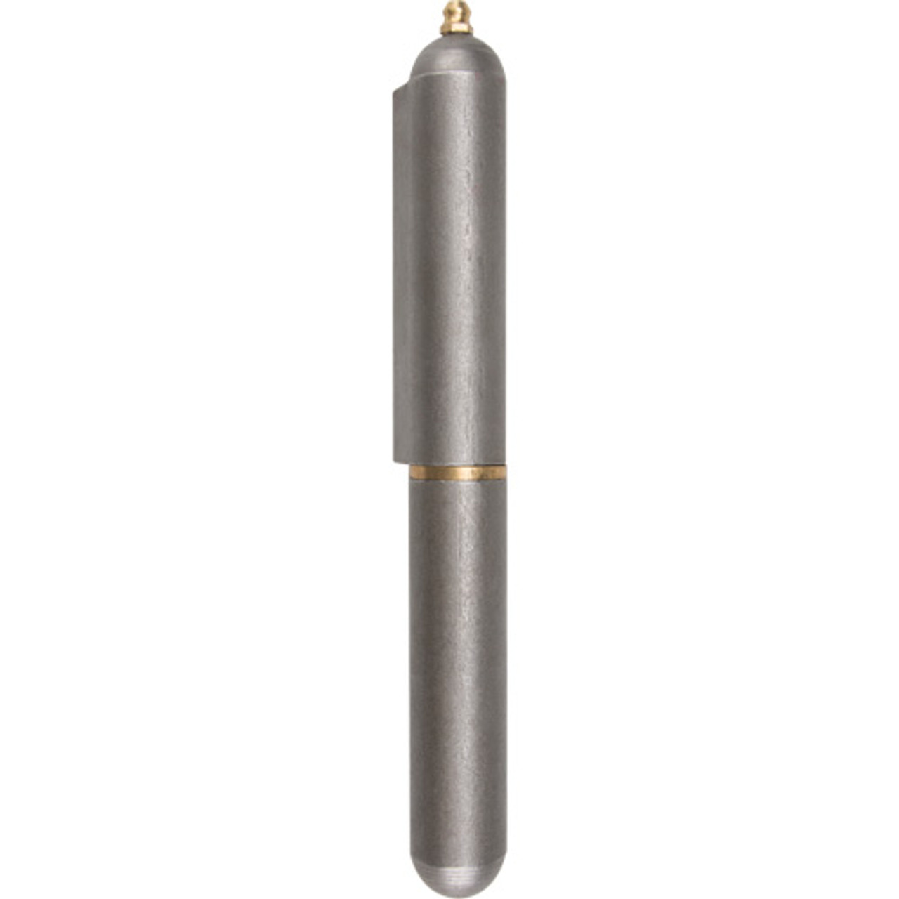 Charnière soudée 0,906" x 7,874" en acier doux avec goupille fixe en acier
