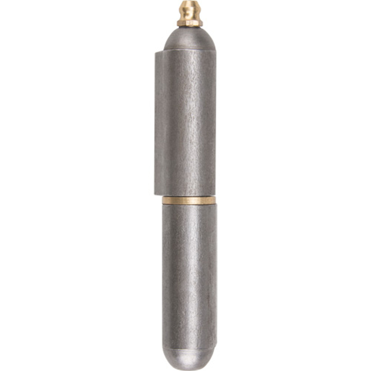 Charnière soudée 0,63" x 3,937" en acier doux avec goupille fixe en acier