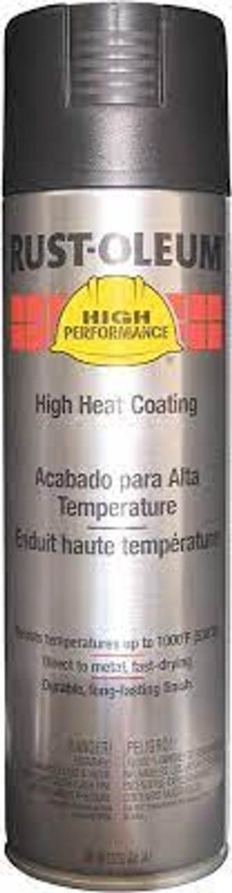 Peinture aérosol haute température noire brillante 15 oz