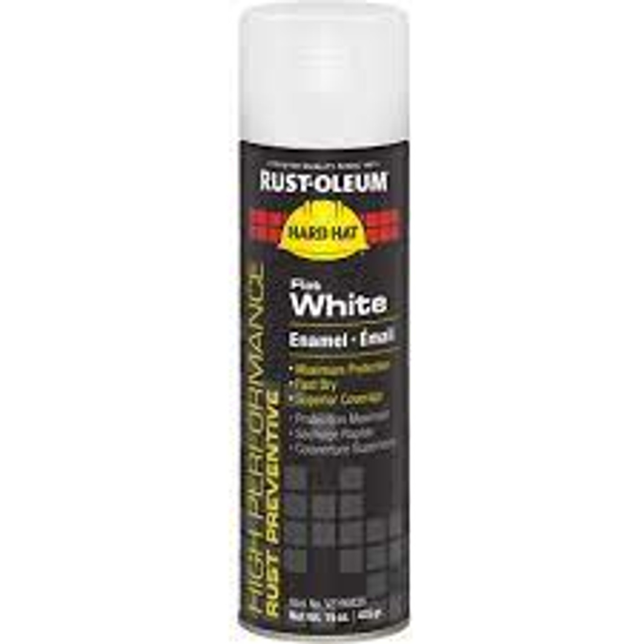 Peinture aérosol émail, Blanc mat, 15 oz
