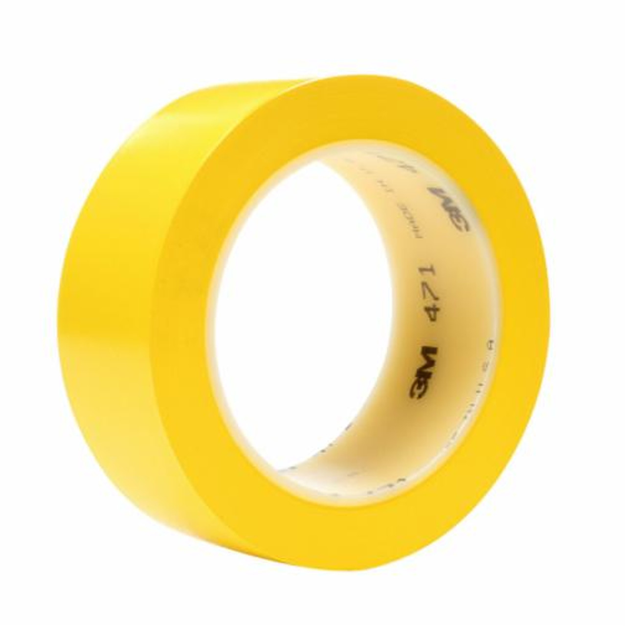 Ruban vinyle 471, 38mm x 32,9m, 5,3 mils, Jaune