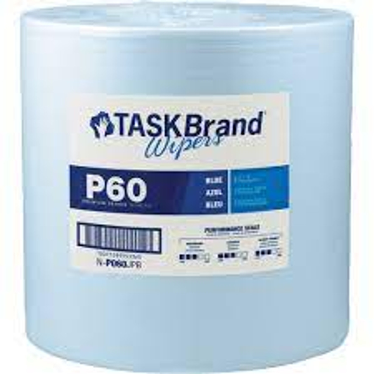 Chiffons première qualité P60 TaskBrandMD, Tout usage, 13" x 12"
