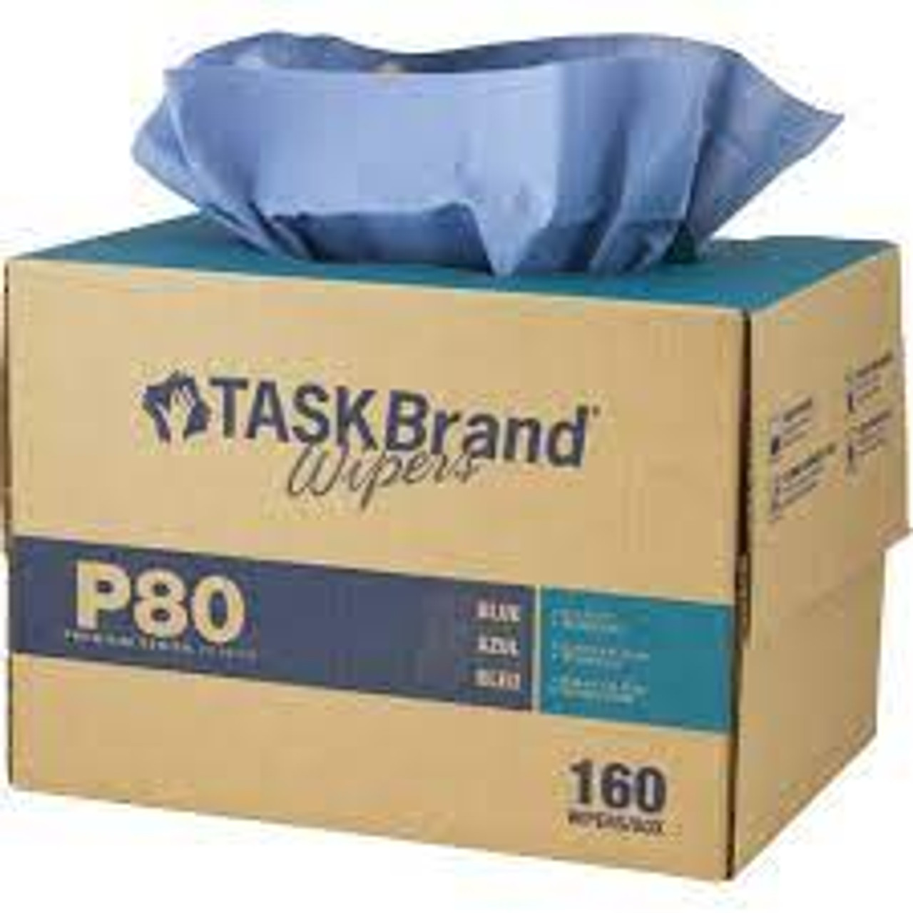 Chiffons première qualité P80 TaskBrandMD, Robuste, 16-3/4" x 12"