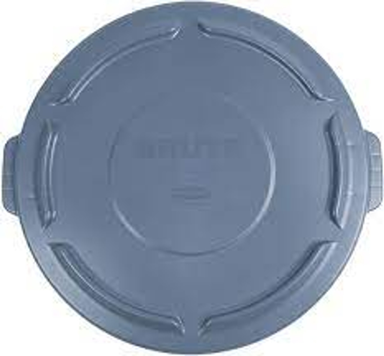 Couvercle rond Brute, Couvercle plat en plastique polyéthylène pour contenants de 22-1/4" de diamètre.
