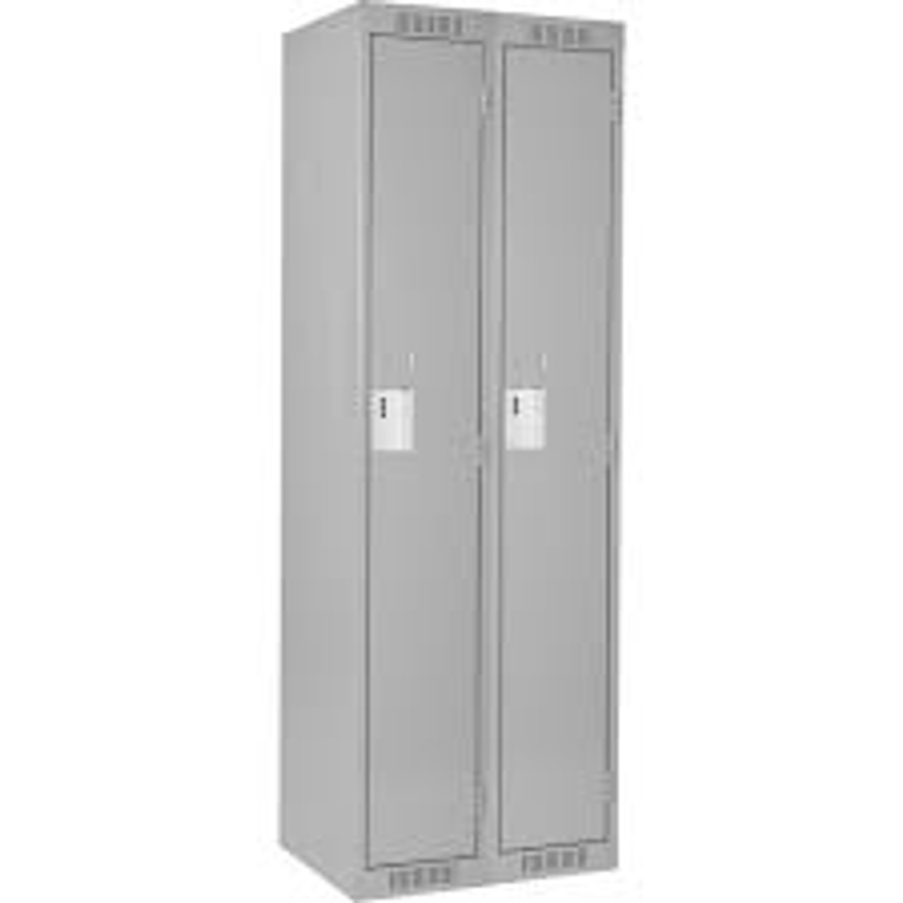 Casiers Clean LineMD 2 blocs 36x18x72 Acier Gris Rivet assemblé