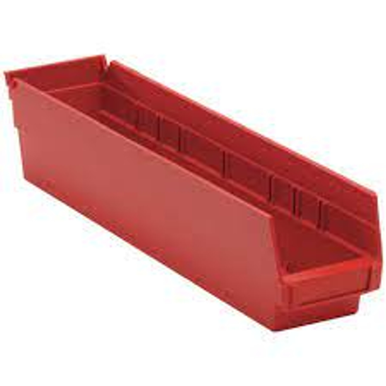 Bacs tablette 2-3/4" x 4" x 11-5/8" Rouge 30 lb