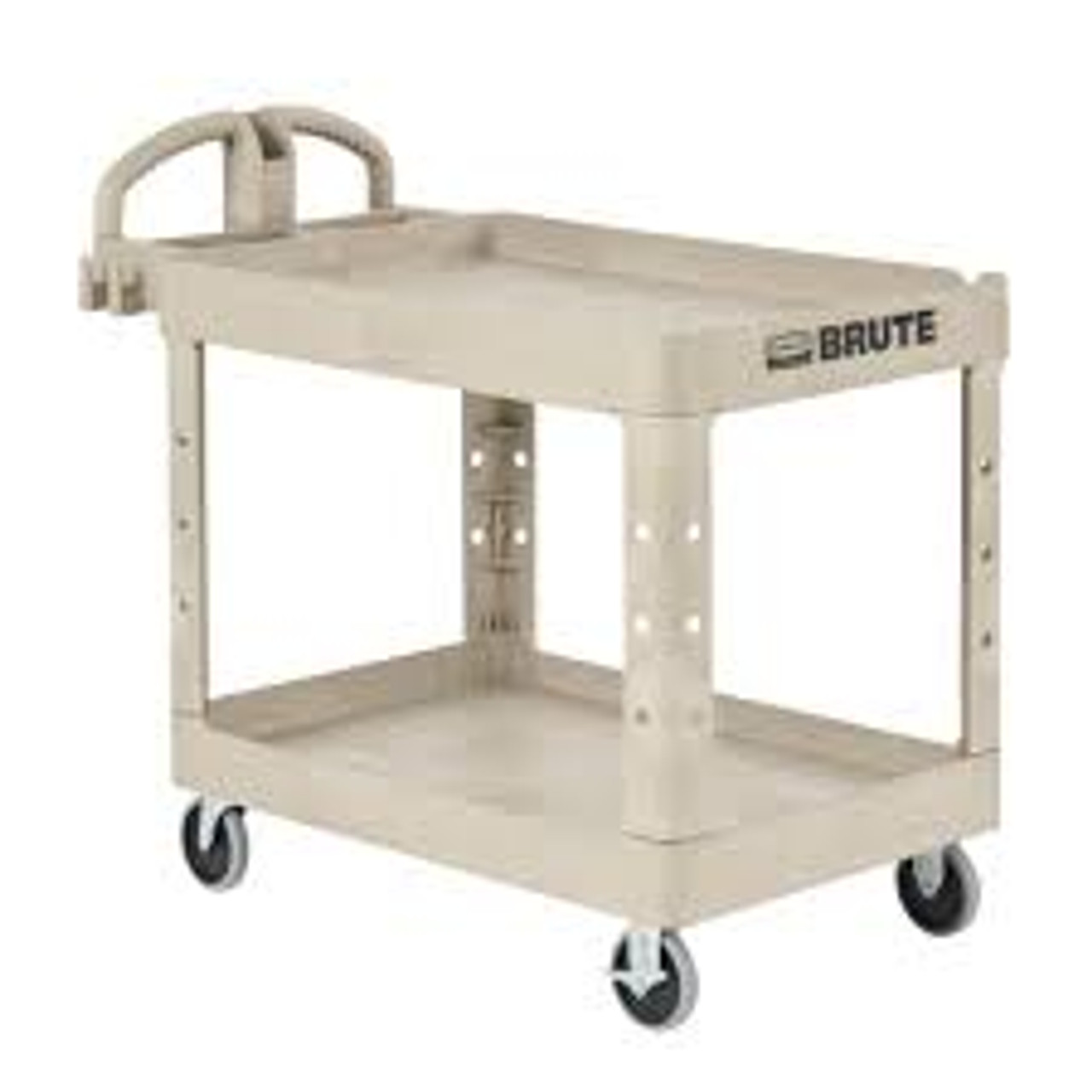 Chariot utilitaire résistant 4520-88, 2 niveaux, dimensions 25-1/4" x 39" x 44", capacité de charge 500 lb