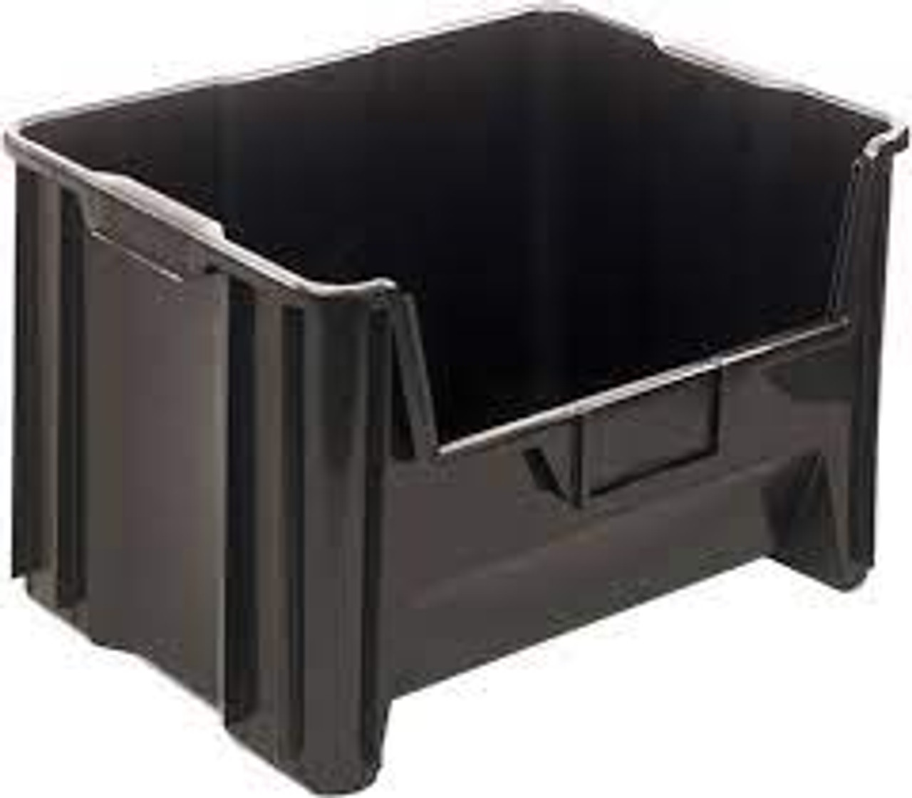 Bacs pièces plastique recyclé 19,875" x 19,875" x 12,4375" Noir