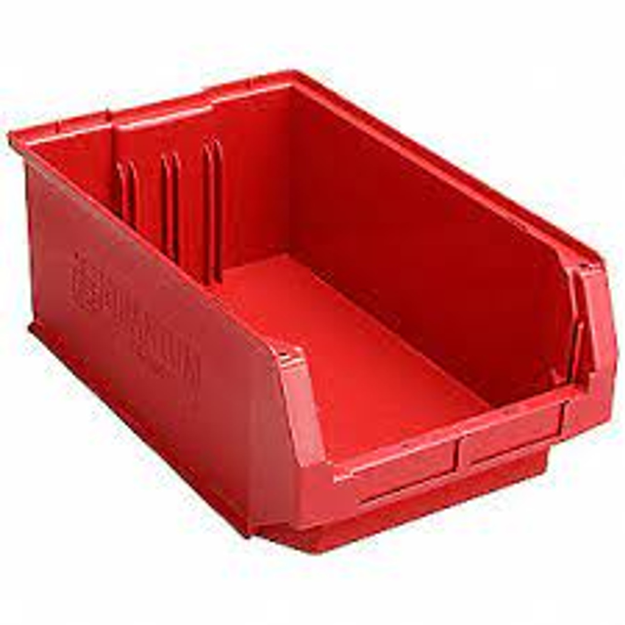 Contenants empilables géants, 12,375" x 19,75" x 7,875", Rouge