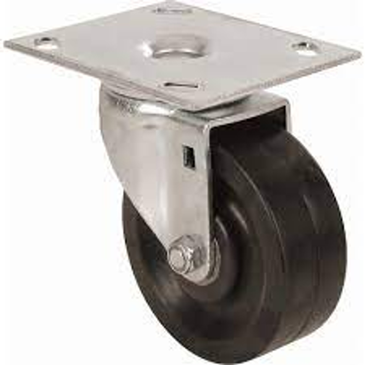 Roulette robuste fixe 4" Phénolique 600 lb