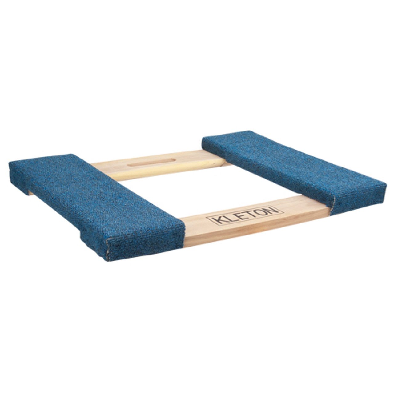Cadre socle roulant bois dur bouts tapis, Cadre Bois, 18" x 20" lo, Capacité 900 lb