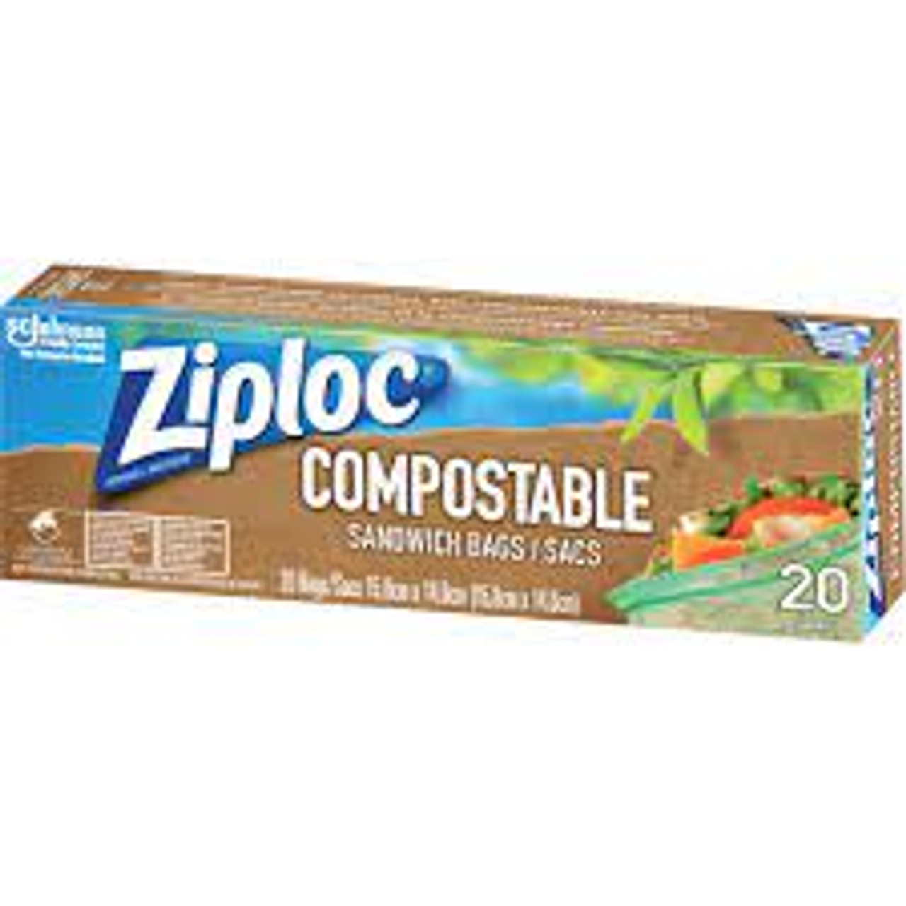 Sacs sandwich compostables Ziploc