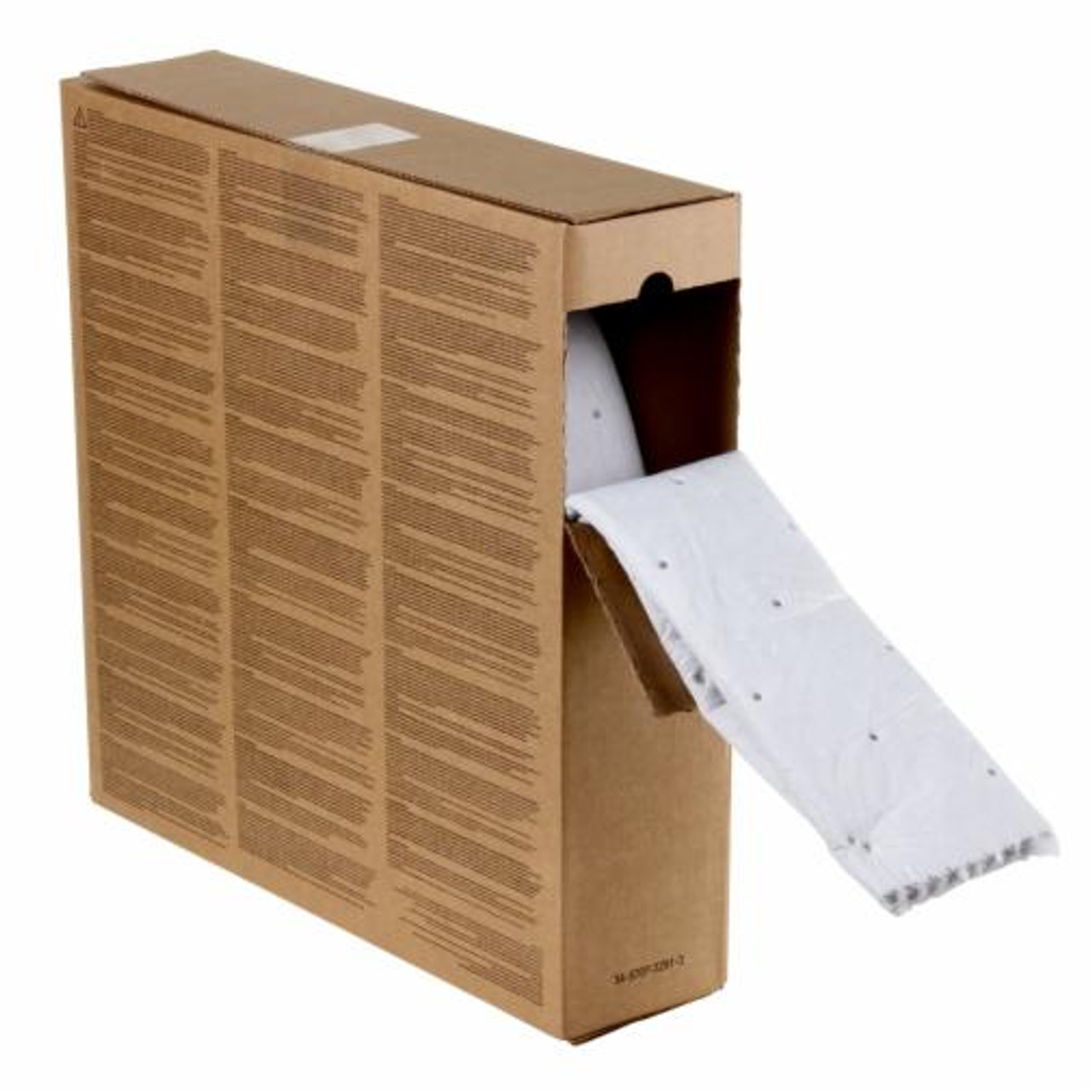 Absorbants pliés 50' x 5" - Absorption 10,5 gal.