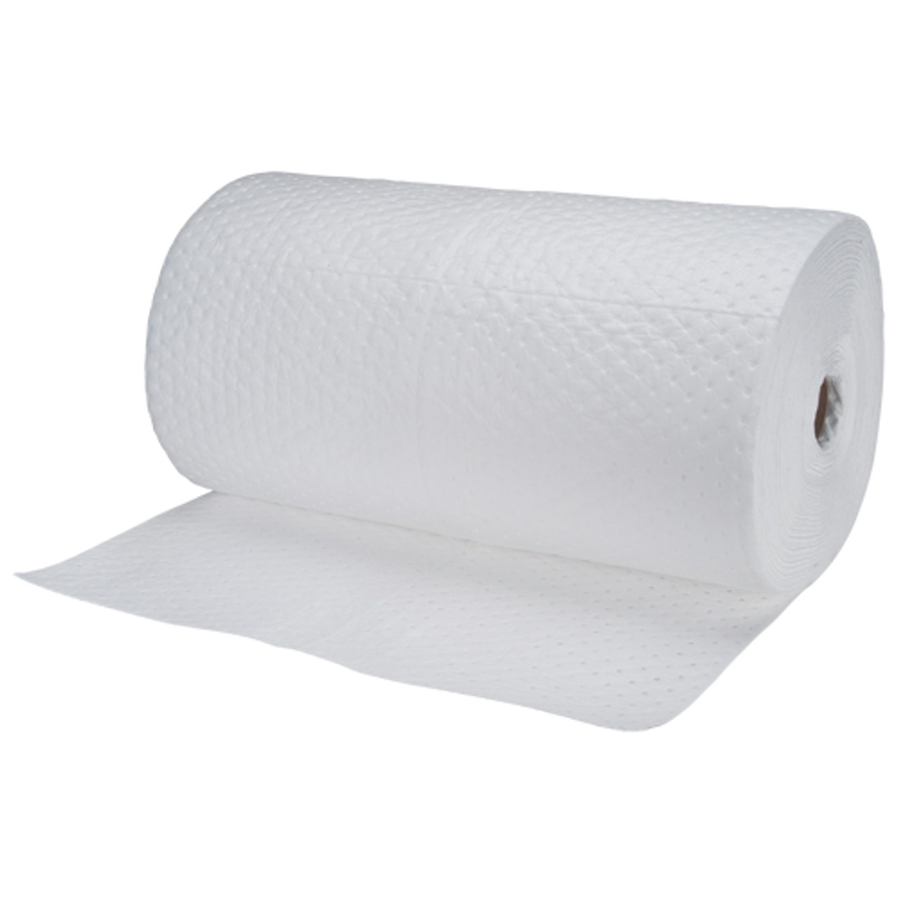 Absorbants industriels en fibres fines, Lourd, 150' x 30", Absorption 70 gal.