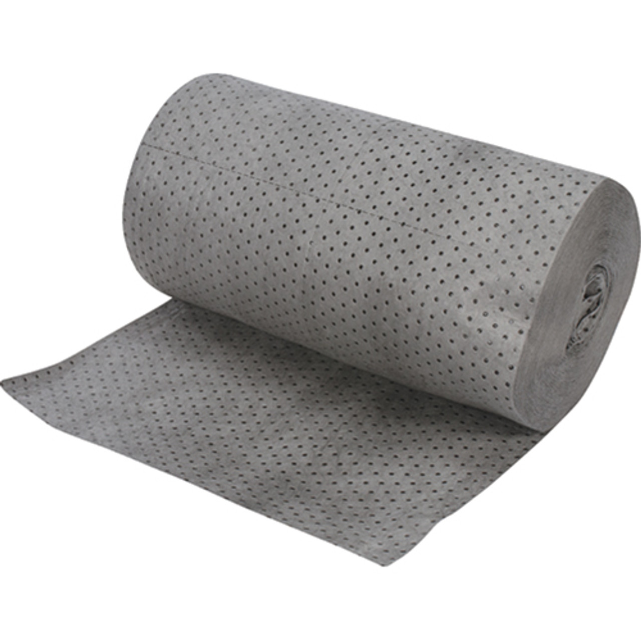 Rouleaux absorbants industriels fibres fines, Poids moyen, 150' x 30", Absorption 50 gal.