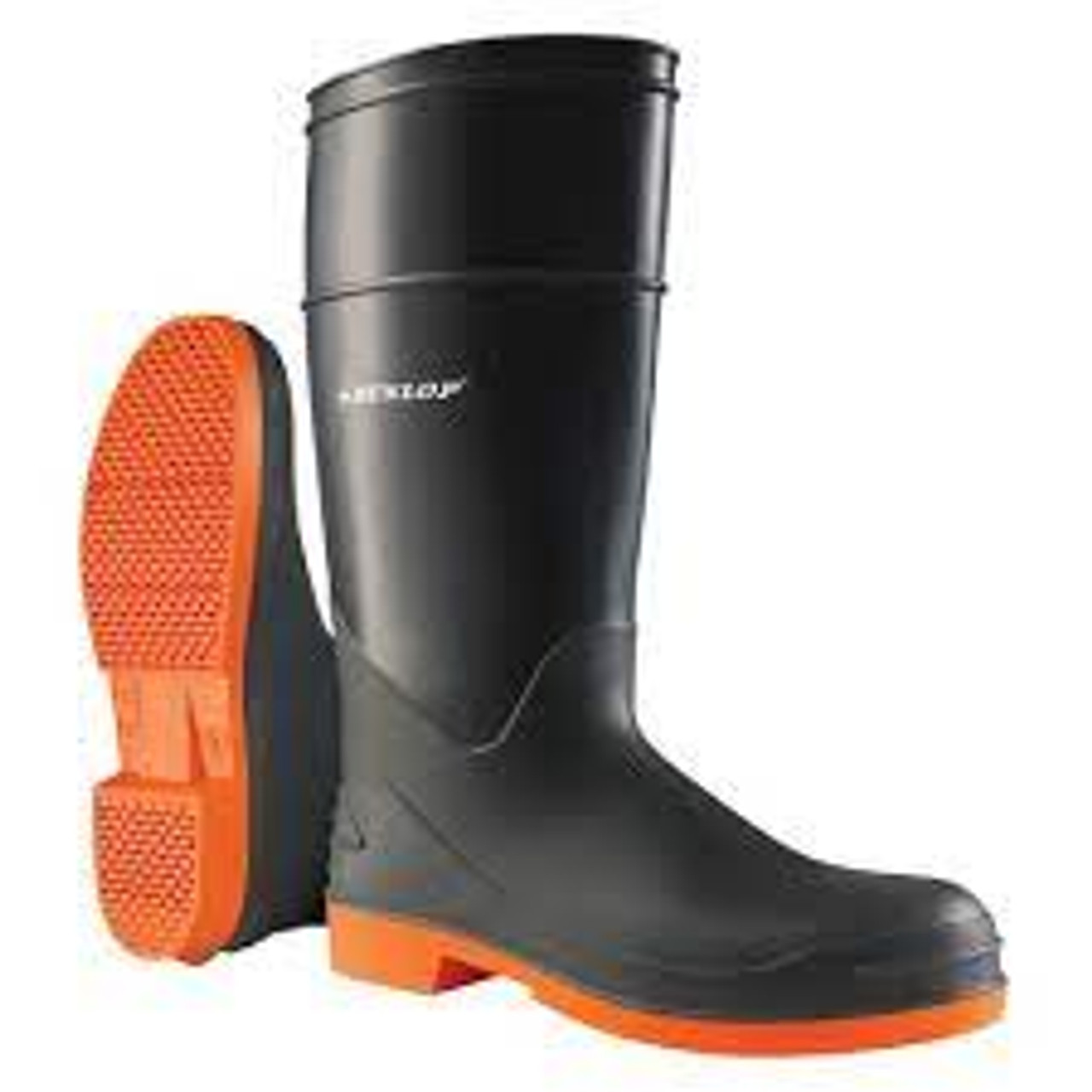 Bottes SureFlexMC 16", PVC nitrile, Embout Acier, Pointure 8, Semelle Résistant perforations