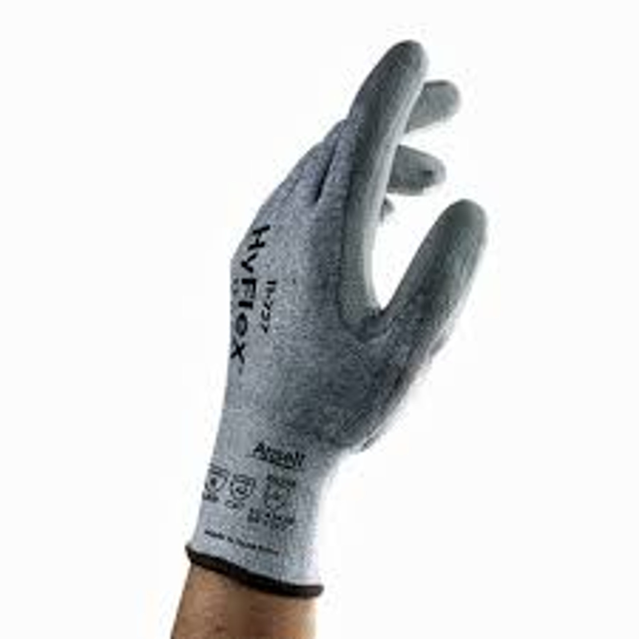Gants coupures HyFlexMD 11-727, Taille 9, Calibre 15, Revêtement Polyuréthane, Enveloppe InterceptMC, ASTM ANSI A2/EN 388 3
