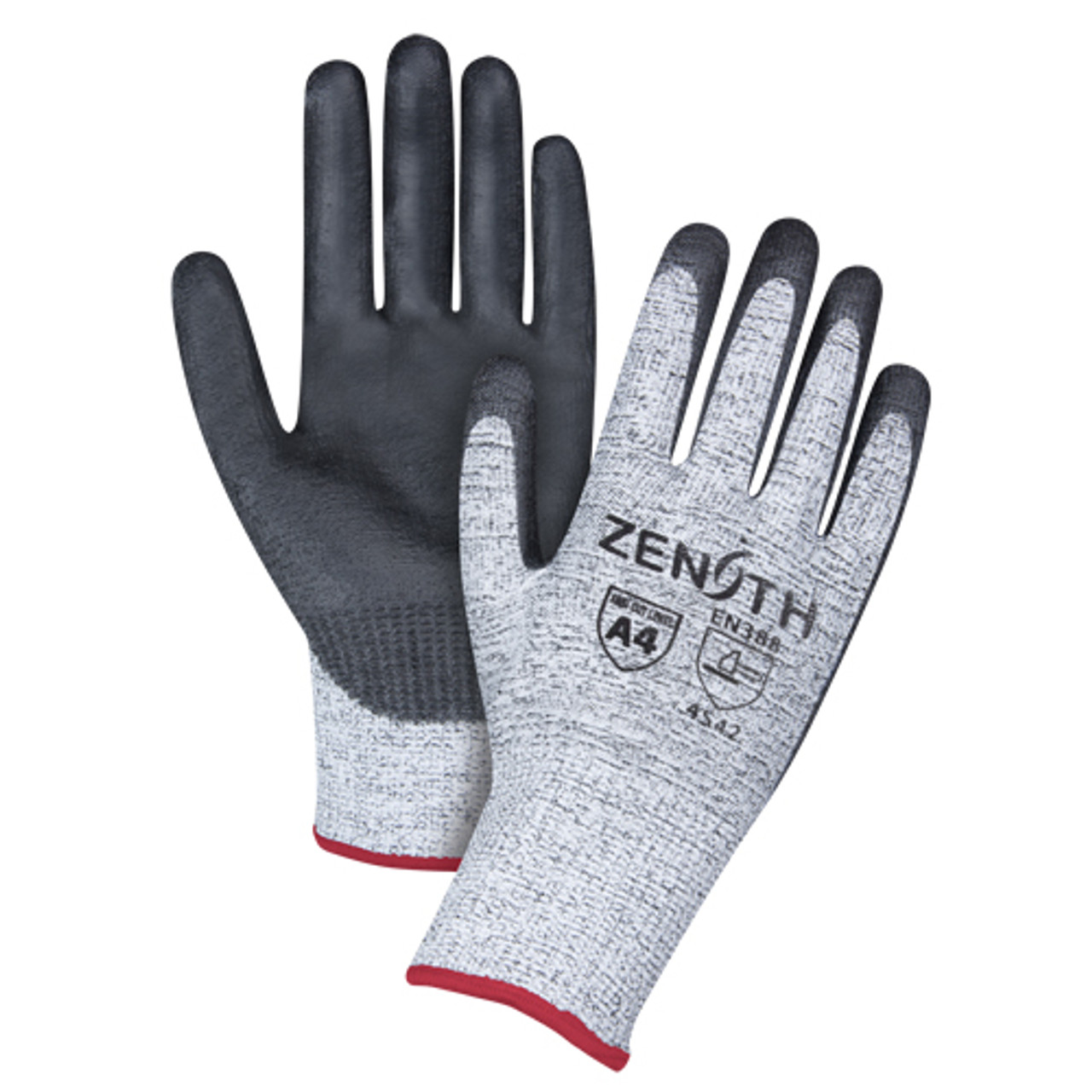 Gants enduits Taille Petit 7 Calibre 13 Revêtement Polyuréthane Enveloppe PEHP ANSI/ISEA 105 niveau 4 EN 388 niveau 5