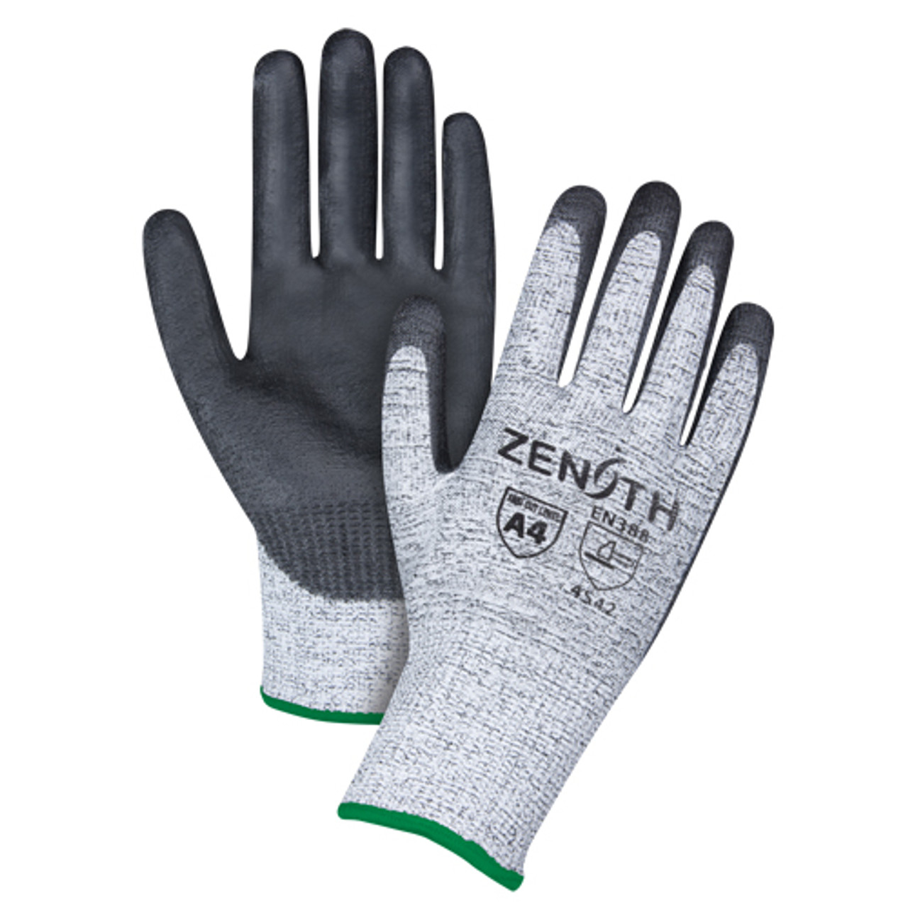 Gants enduits Taille Moyen 8 Calibre 13 Revêtement Polyuréthane Enveloppe PEHP ANSI/ISEA 105 niveau 4 EN 388 niveau 5