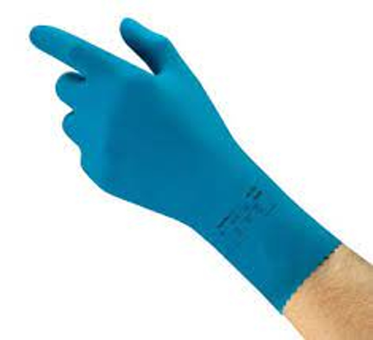 Gants résistants produits chimiques AlphaTecMD 88-356 industrie alimentaire, Taille 8, 12" lo, Latex caoutchouc, 17 mils