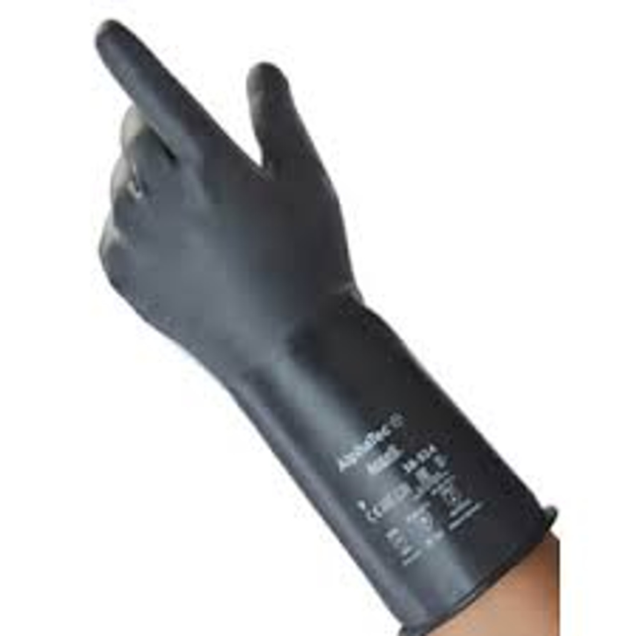 Gants AlphaTec 38-514, Taille 10, 14 pouces, Caoutchouc butyle, 14 mils