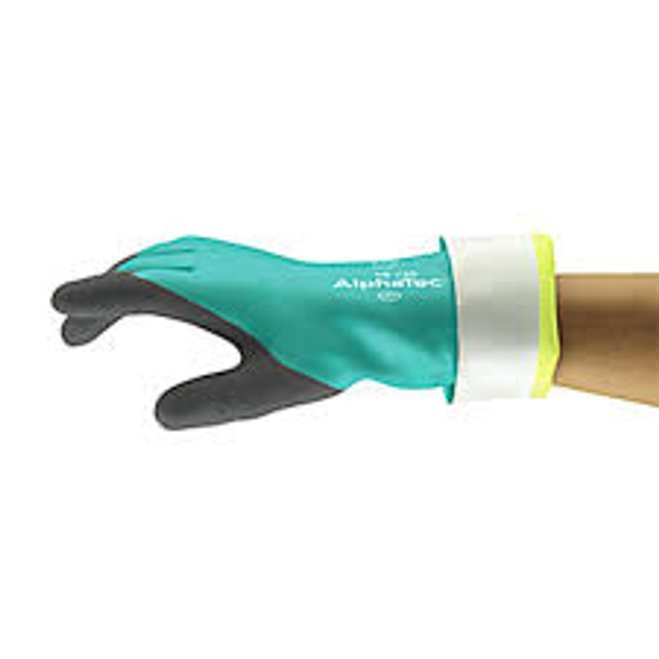 Gants coupure et produits chimiques 58-735 AlphaTecMD, Taille 11, 13" lo, Nitrile, Doublure Nylon, 39 mils