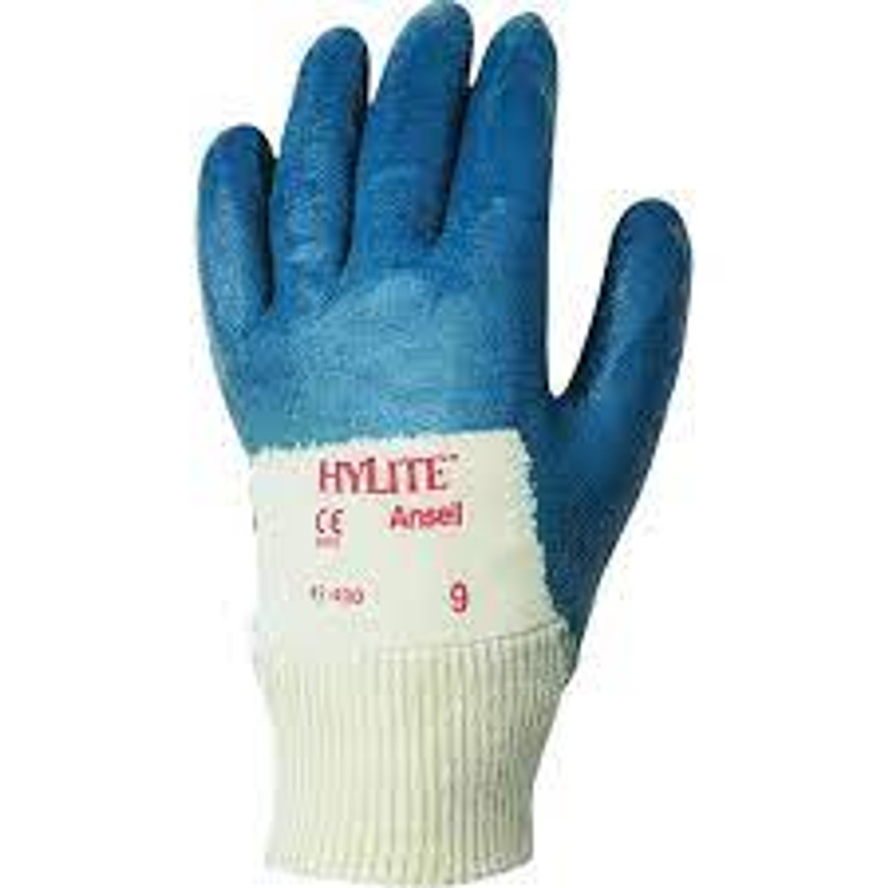 Gants HyliteMD 47-400, Taille 9, Revêtement en Nitrile, Enveloppe en Coton