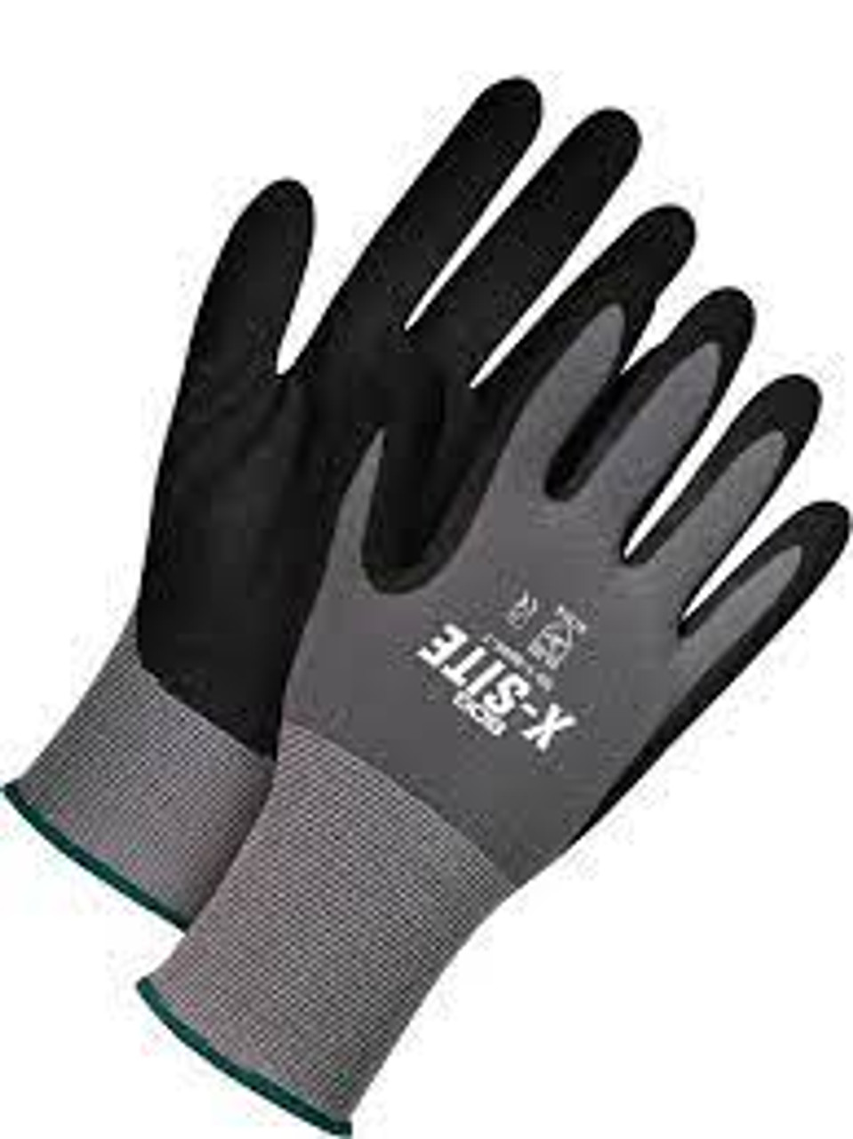 Gants légers enduits X-SiteMC 11 Nitrile Calibre 15 Nylon/LycraMD