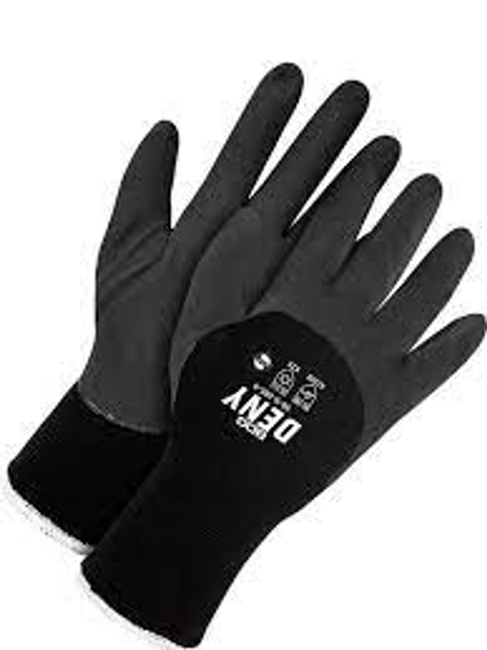 Gants synthétiques 10 Rêvetement Mousse de nitrile Calibre 15 Enveloppe Nylon/Acrylique