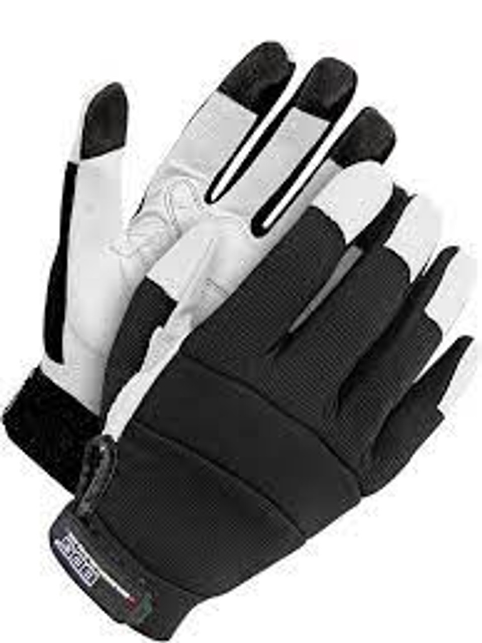 Gants mécanicien cuir fleur petit