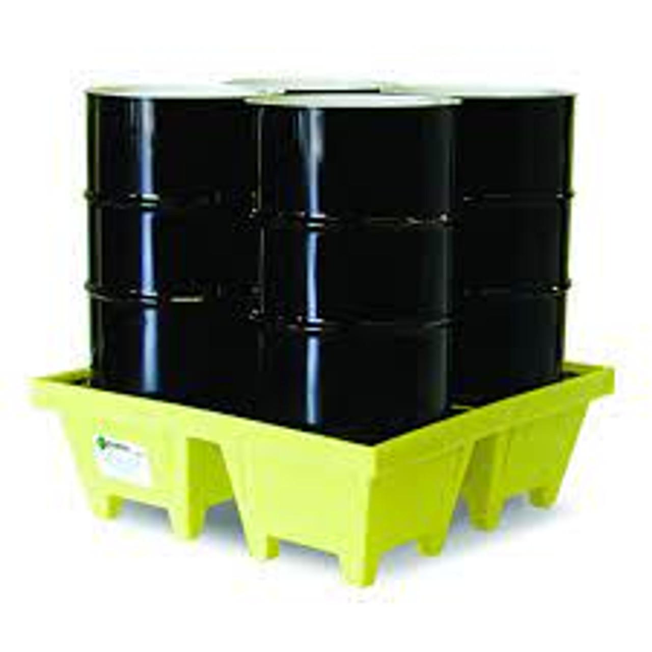 Palette Poly-SpillpalletMC 6000 Drain, Capacité déversement 83 gal. US, 50" x 50" x 17"