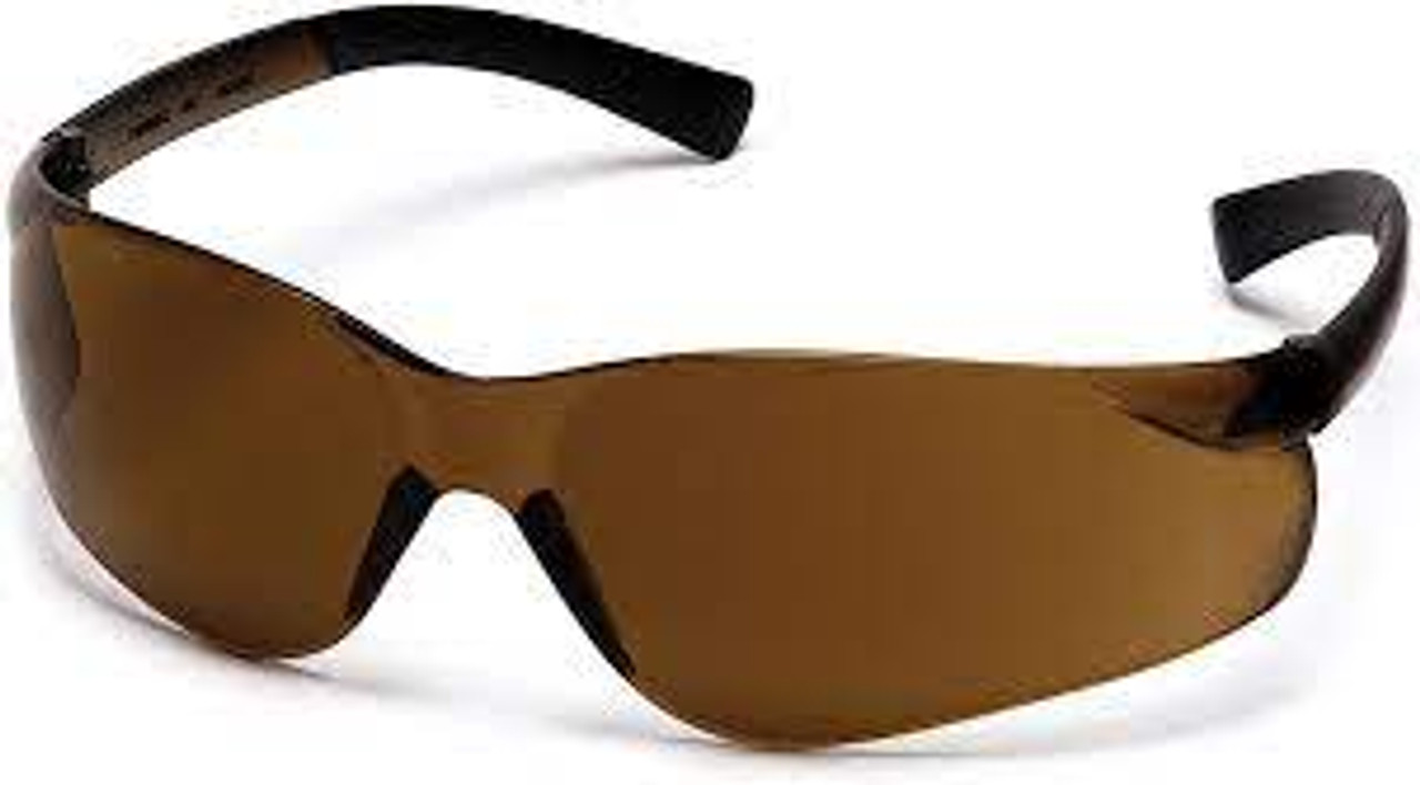 Lunettes sécurité ZtekMD Brun Anti-égratignures ANSI Z87+/CSA Z94.3