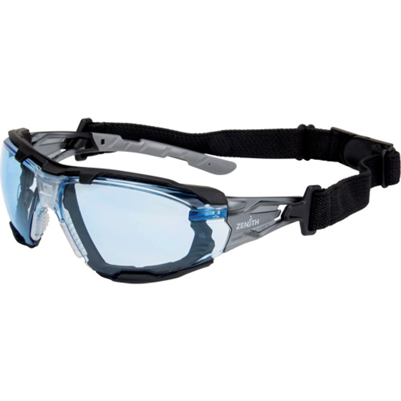 Lunettes sécurité Z2900 joint mousse, Lentille Bleu, Revêtement Anti-égratignures, ANSI Z87+/CSA Z94.3