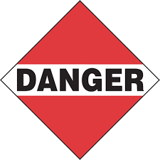 Plaque étiquette TMD chargement commun en plastique